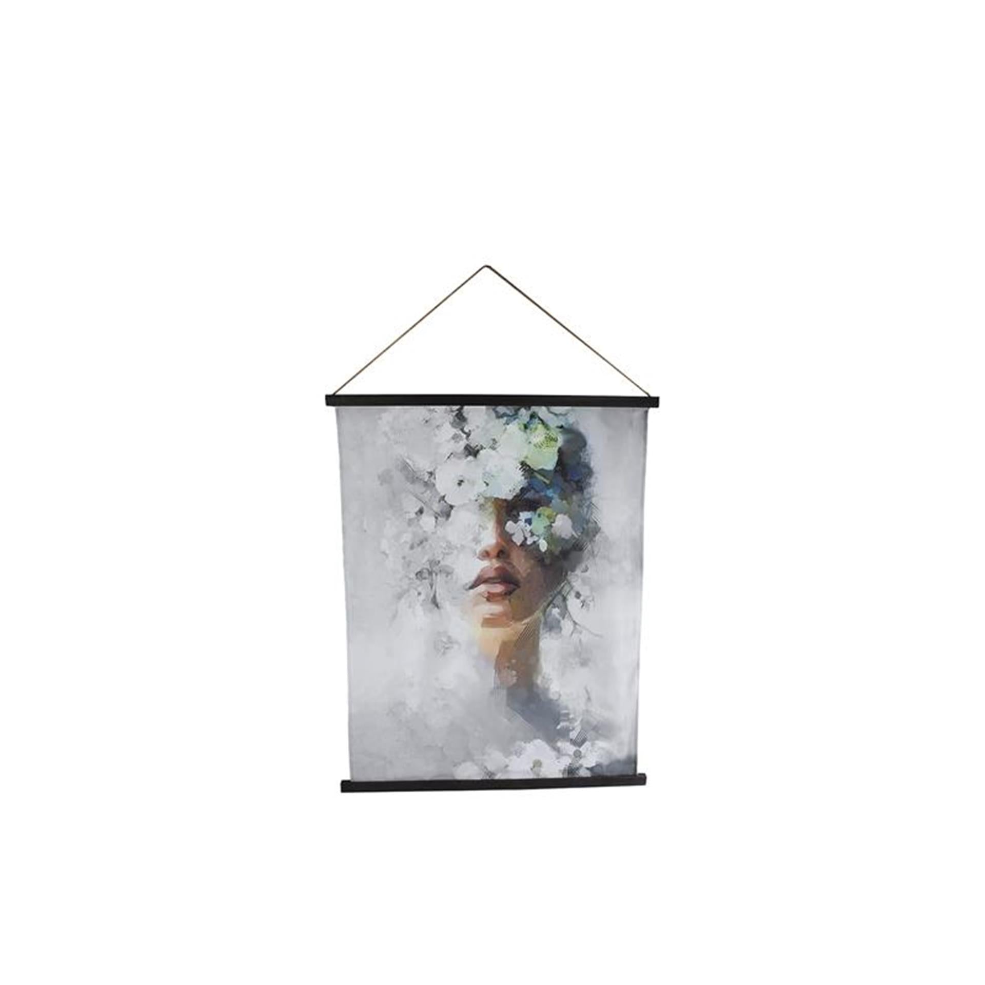Cozydecor wall decoration woman cloth 76x97cm