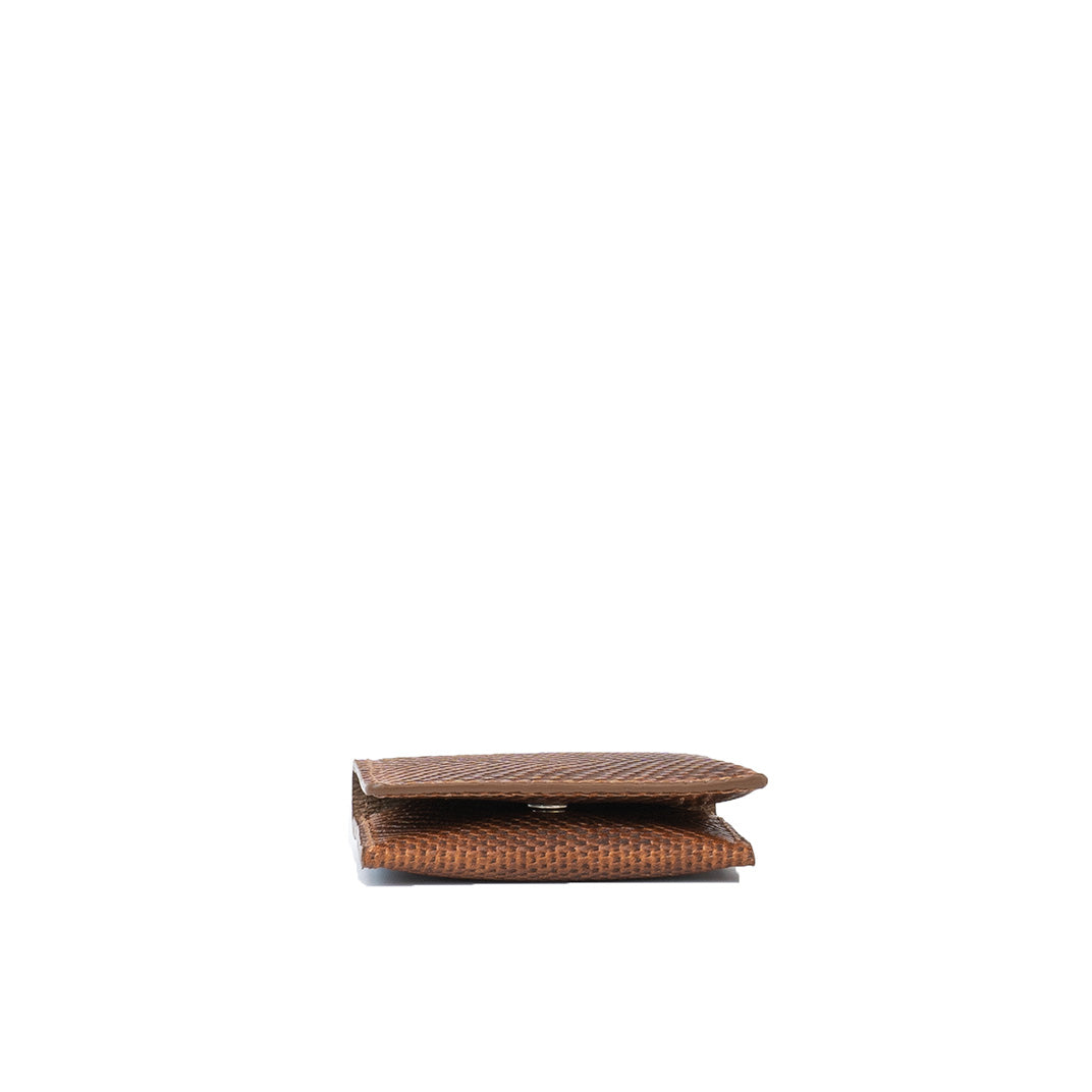 Leather Card Wallet for AirTag - Minimalist 5.0 (Snake Print)