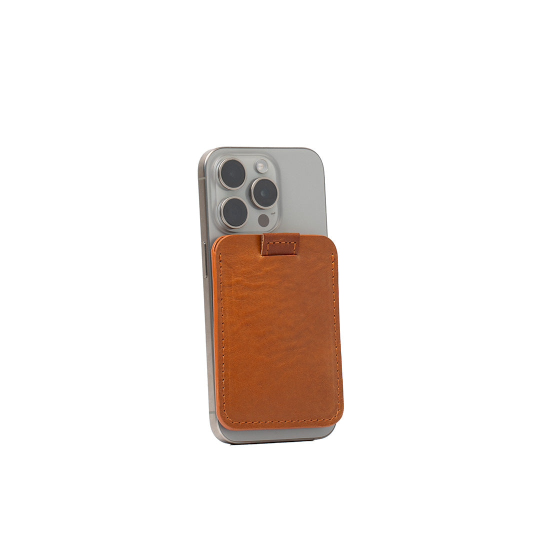 Leather Wallet compatible with MagSafe - 6 cards